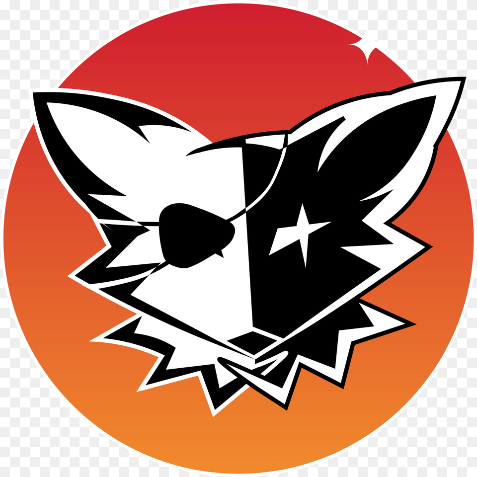 Fox View Games Emblem, Sticker, Logo, Symbol, Animal Free Transparent Png