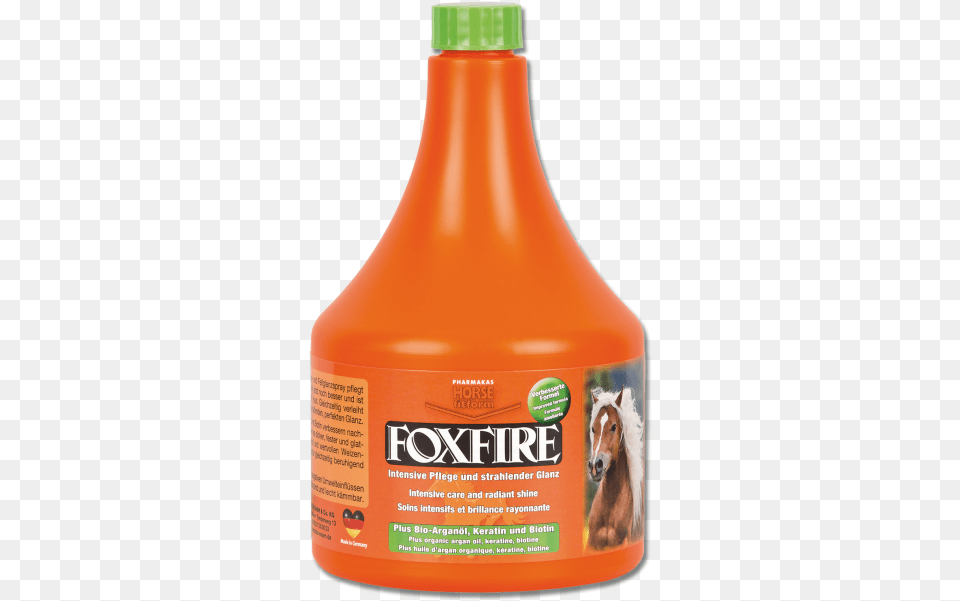 Foxfire Hair Shine Spray Tratament Pentru Cresterea Coamei La Cal, Food, Ketchup, Bottle, Animal Png