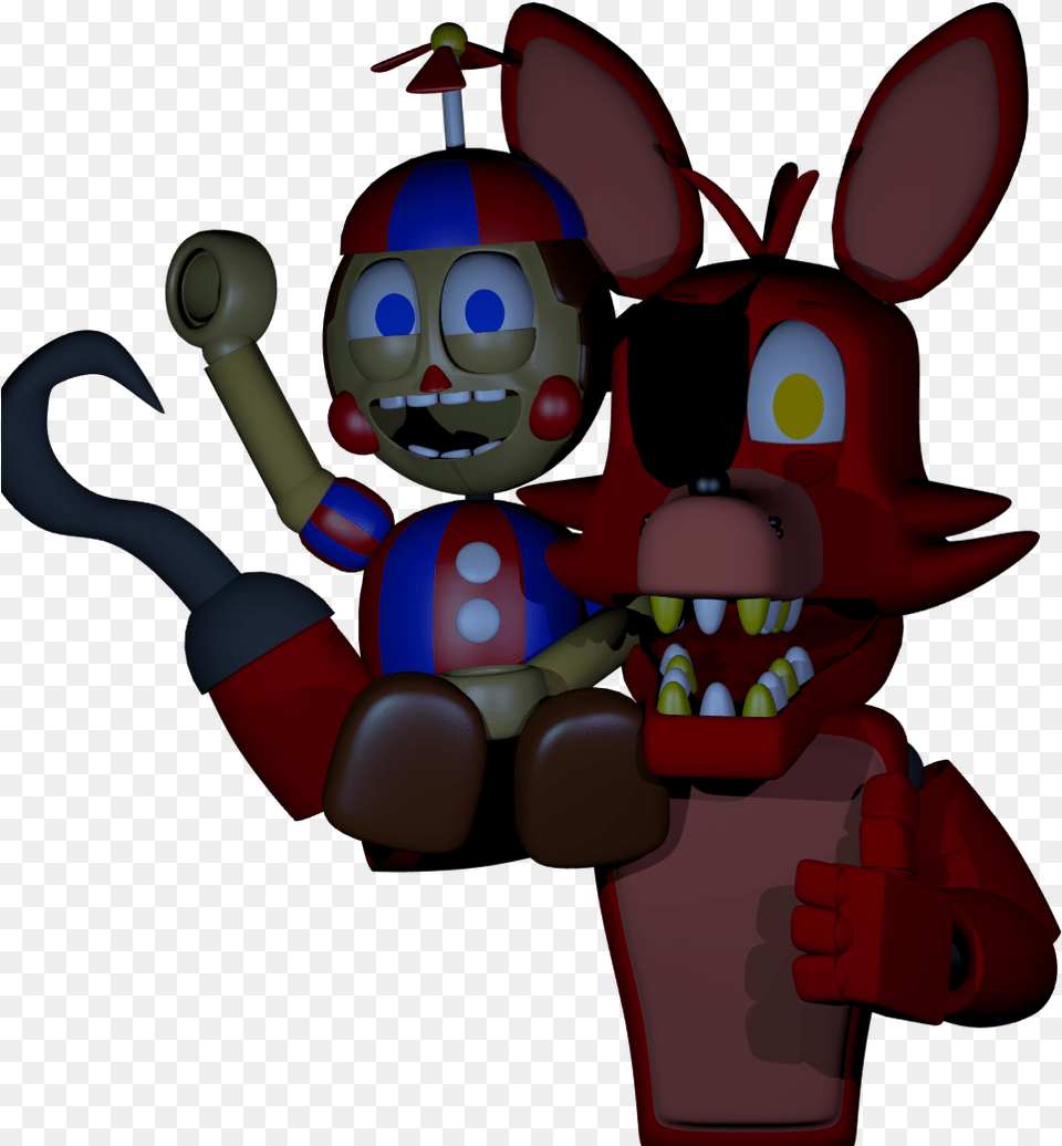 Foxy And Bb Cartoon, Nutcracker, Toy Png Image