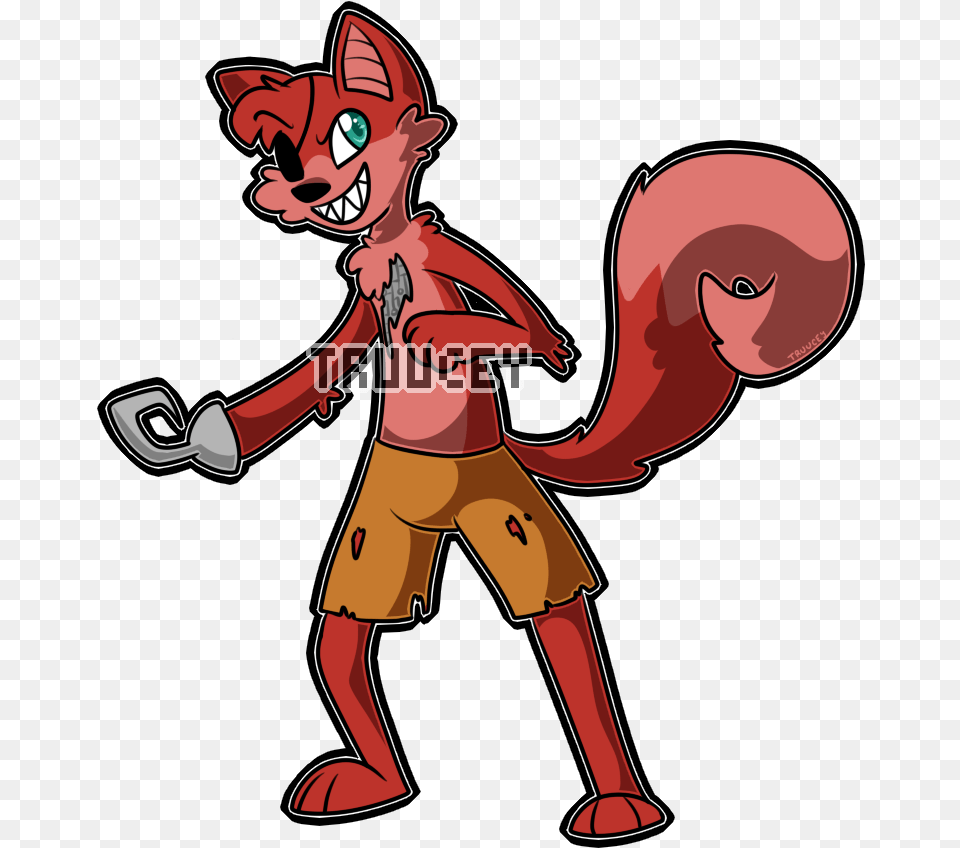 Foxy Cartoon Five Nights At, Person, Book, Comics, Publication Free Png Download