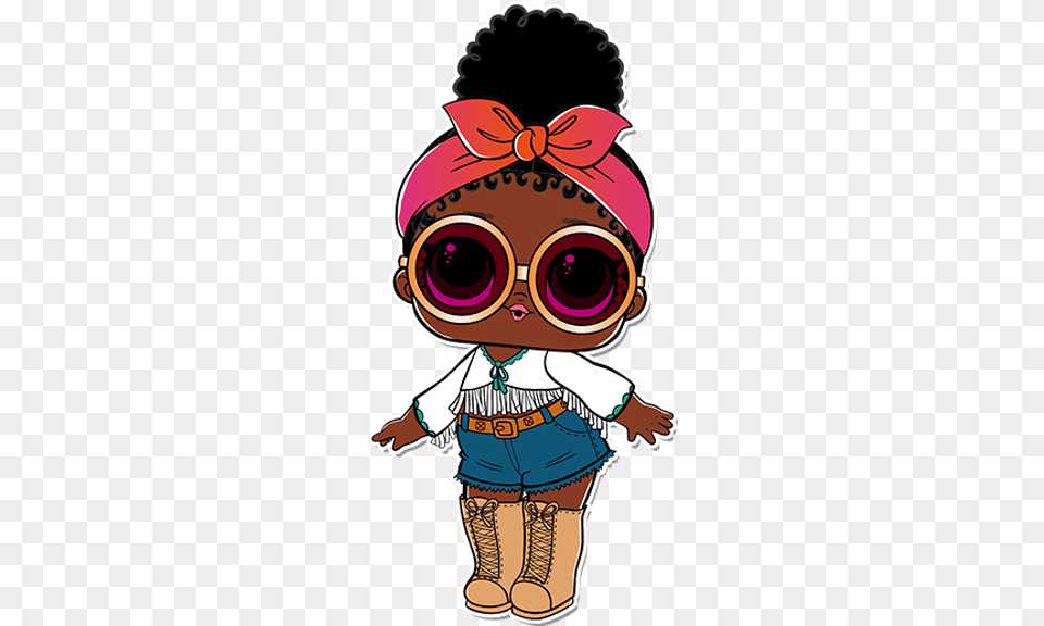 Foxy Lol Surprise Doll, Baby, Person, Accessories, Goggles Free Png