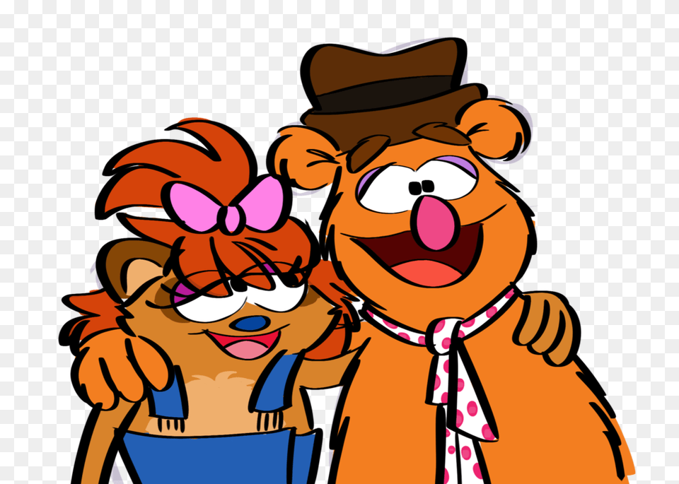 Fozzie And Coco, Baby, Cartoon, Person, Face Free Png Download