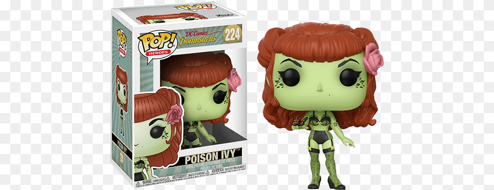 Fp Dc Bombshells W2 Poison Ivy Bombshell Poison Ivy Pop, Plush, Toy, Book, Comics Free Transparent Png