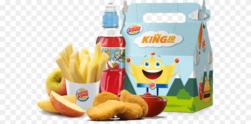 Fr Unser King Jr Burger King Happy Meal, Food, Fried Chicken, Lunch, Nuggets Png