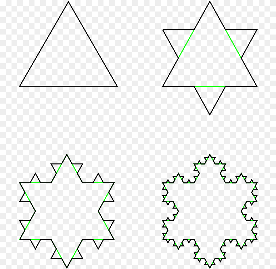 Fractal Shapes, Green, Symbol, Star Symbol Free Transparent Png