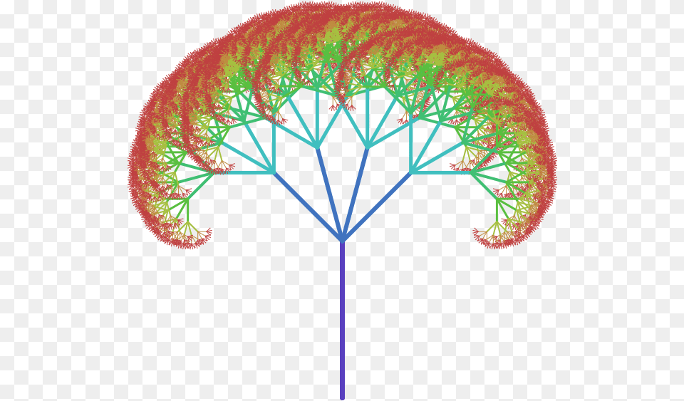 Fractal Tree Canopy Fractal Tree, Accessories, Ornament, Pattern, Flower Png Image