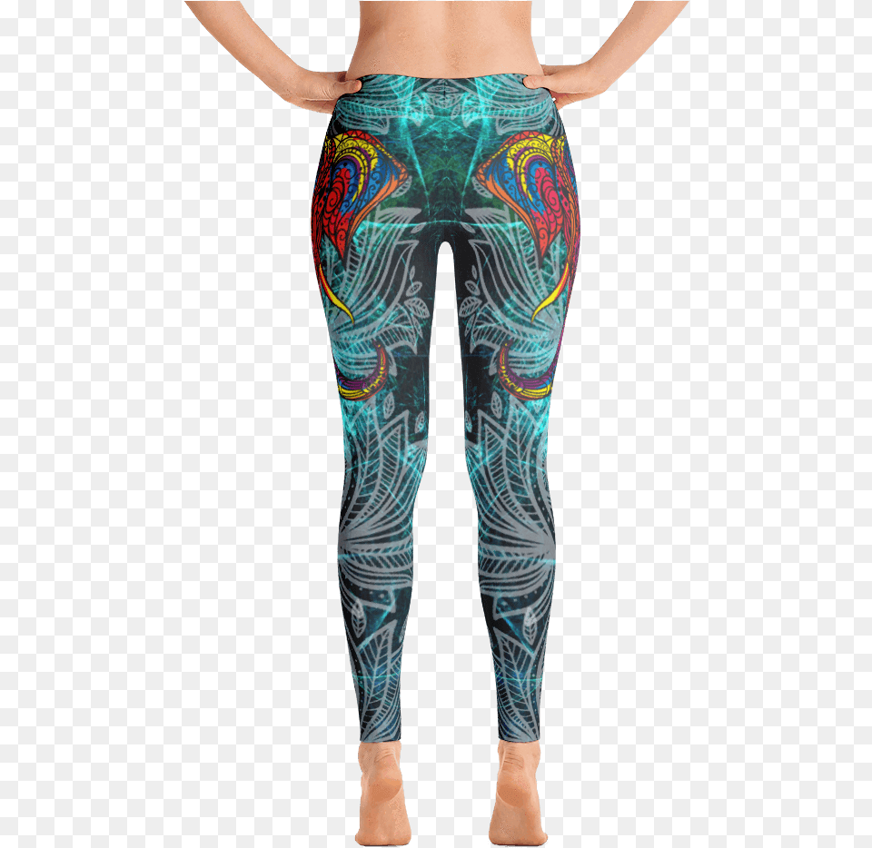 Fracticalvisions Opal Dragon All Over Print Legging, Clothing, Hosiery, Pants, Tights Free Png