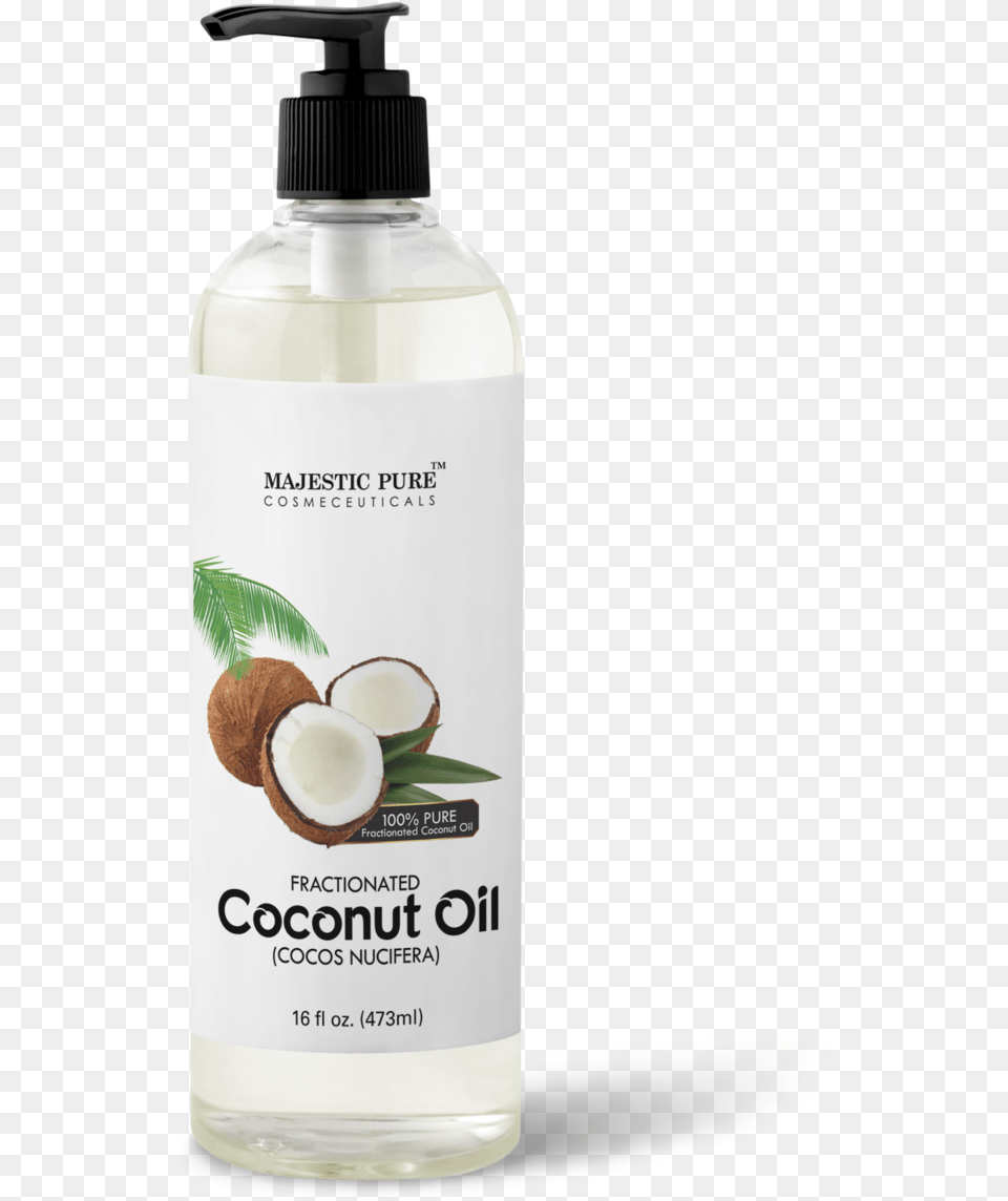 Fractionated Coconut Oil 16 Oz 100 Pure Rier Oils, Bottle, Food, Fruit, Plant Png