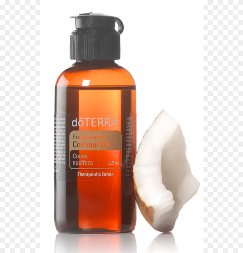 Fractionated Coconut Oil Doterra, Bottle, Plant, Produce, Fruit Png