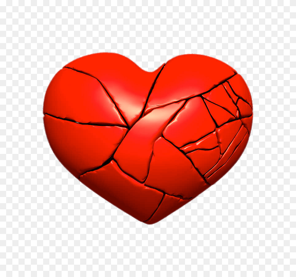 Fractured Broken Heart, Ball, Football, Soccer, Soccer Ball Free Png Download