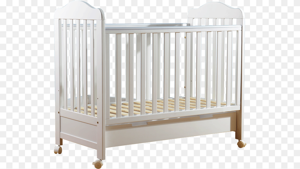 Frade Cot Bed Frame, Crib, Furniture, Infant Bed Free Png