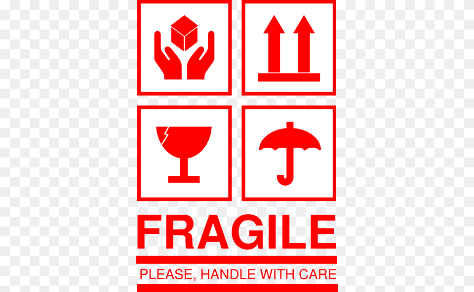 Fragile, Sign, Symbol, Advertisement, Poster Png Image