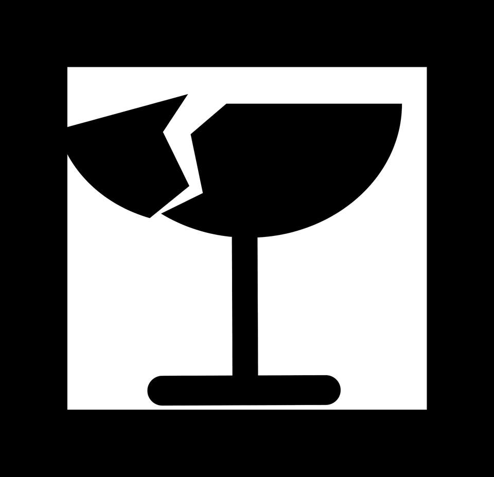 Fragile Clipart, Glass, Goblet, Alcohol, Beverage Png Image