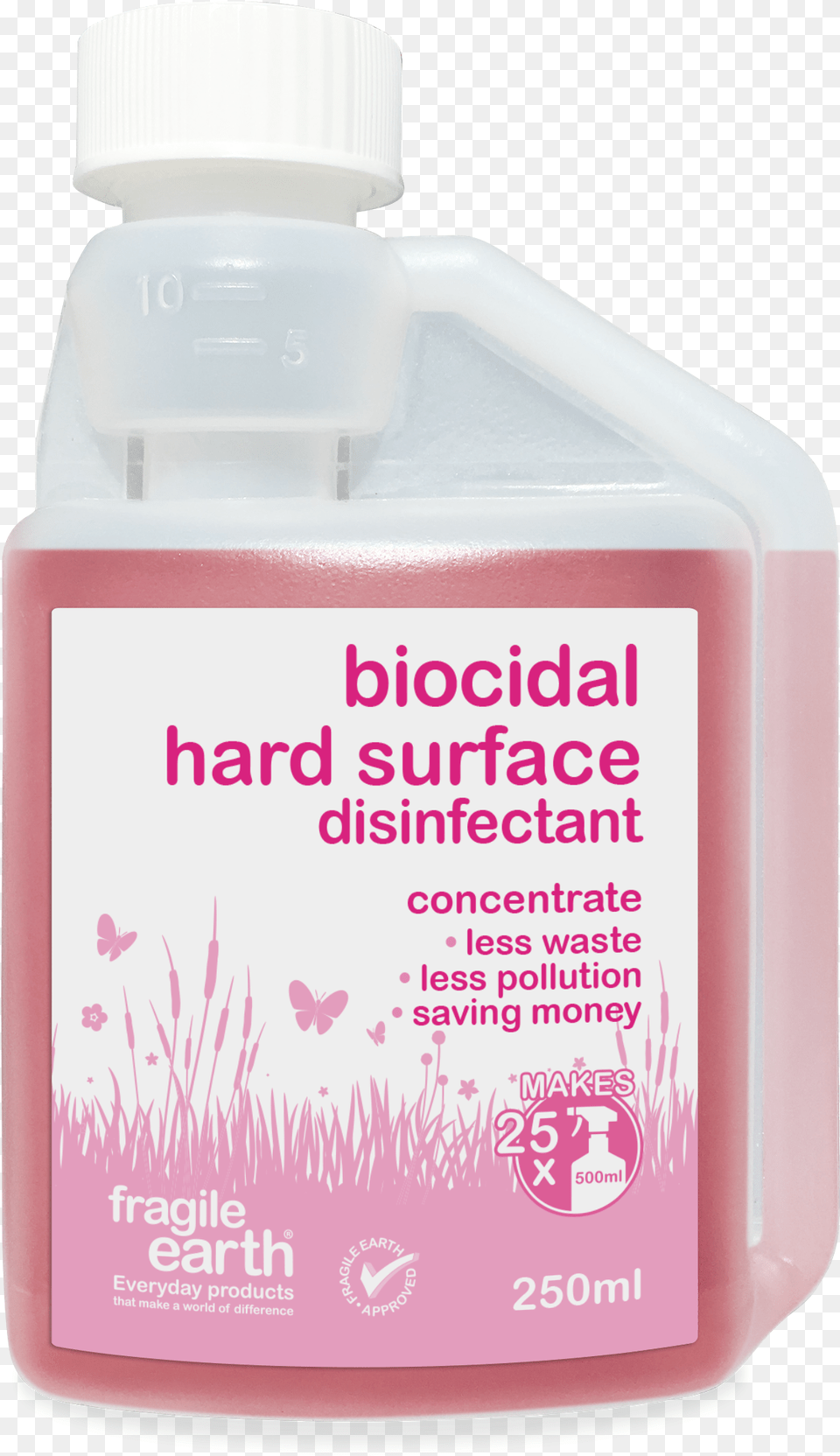 Fragile Earth Biocidal Hard Surface Disinfectant Cosmetics, Bottle, Lotion, Herbal, Herbs Png Image