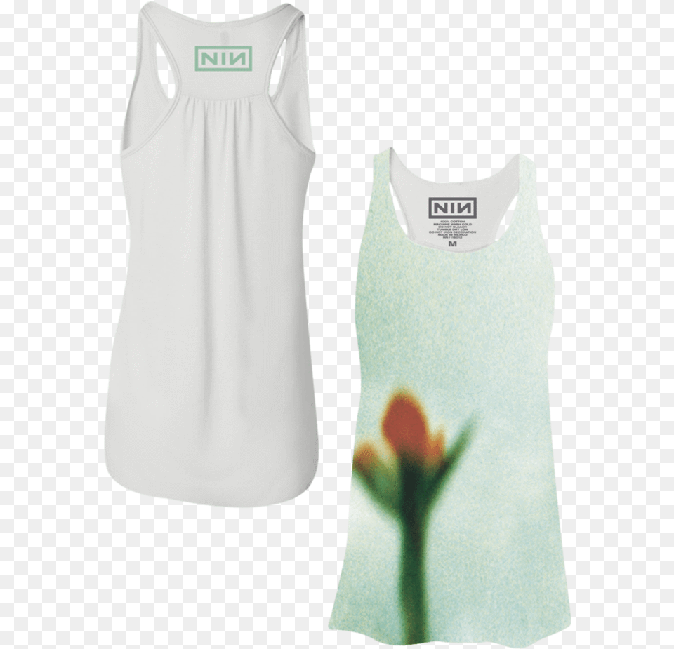 Fragile Flower Women S Racerback Tank Nine Inch Nails, Clothing, Tank Top, Adult, Female Free Png Download