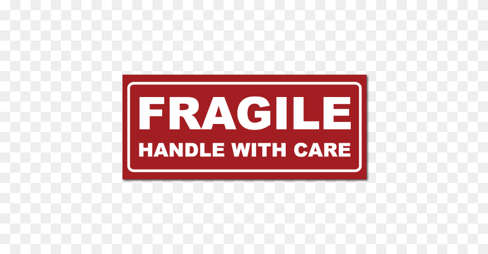 Fragile Handle With Care Sign, Symbol, Logo, Dynamite, Weapon Png Image