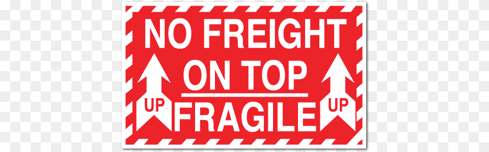 Fragile No Freight On Top Stickers Fragile Sticker, First Aid, Sign, Symbol, Envelope Free Png