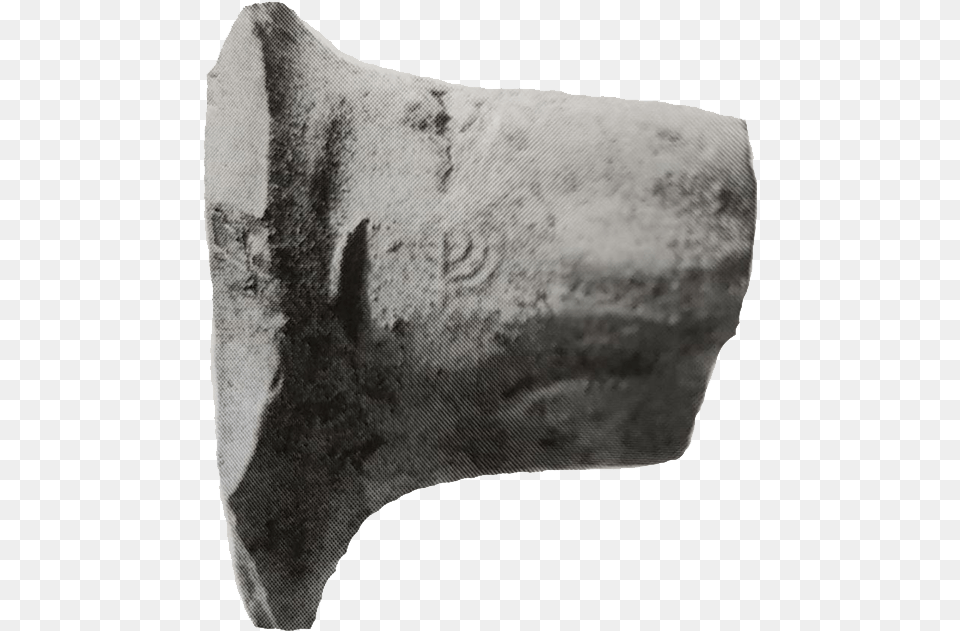 Fragment Of A Pottery Handle Bearing A Seal Imprint Archaeology, Cushion, Home Decor, Person, Weapon Png Image