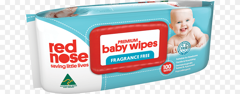 Fragrance Red Nose Red Nose Wipes, Baby, Person, Diaper Free Transparent Png