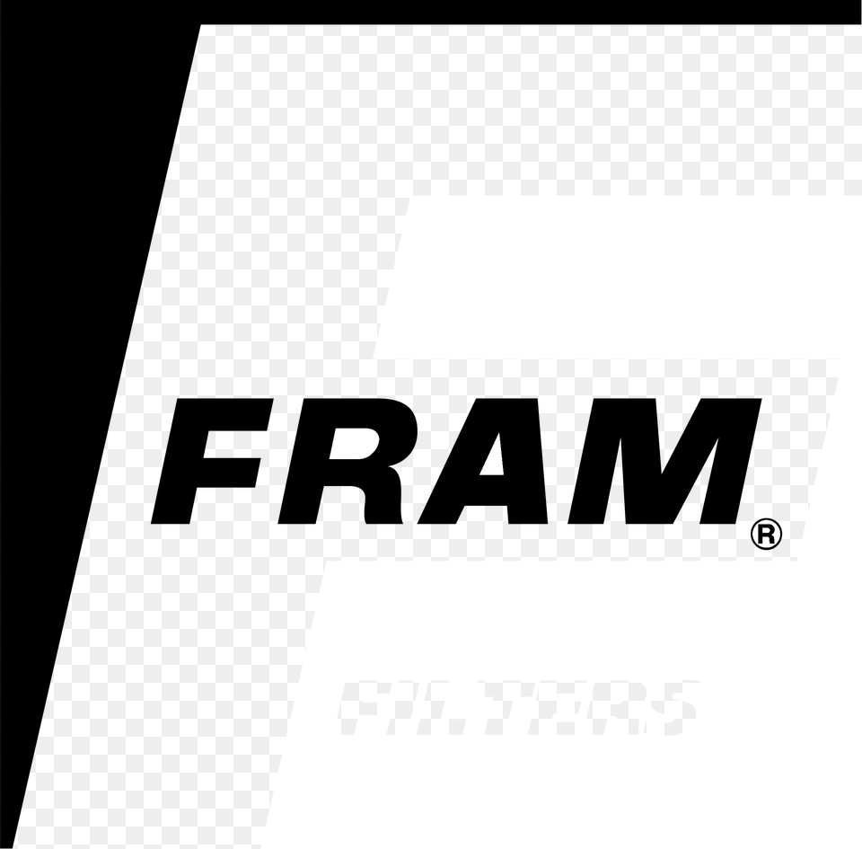 Fram Filters Logo Black And White Fram Logo, Stencil, Adapter, Electronics Png