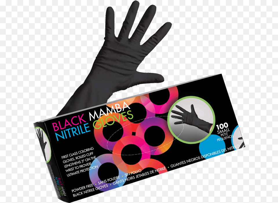 Framar Midnight Mitts Nitrile Gloves Framar Midnight Mitts Small, Clothing, Glove, Advertisement, Business Card Png