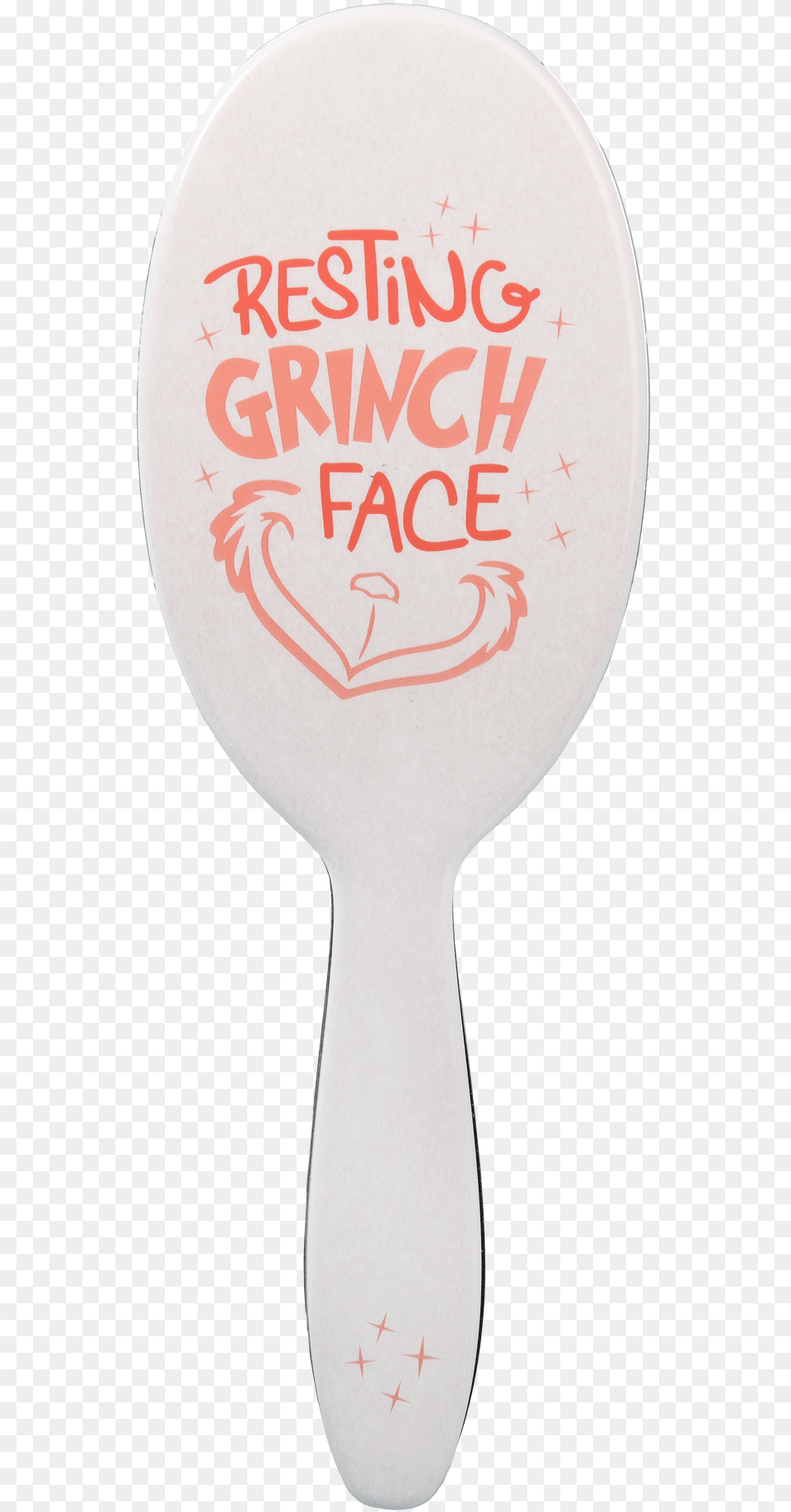 Framar Resting Grinch Face Detangle Brush Balloon, Racket, Cutlery Png Image