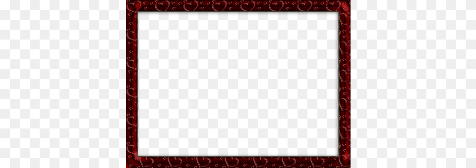 Frame White Board, Maroon Png