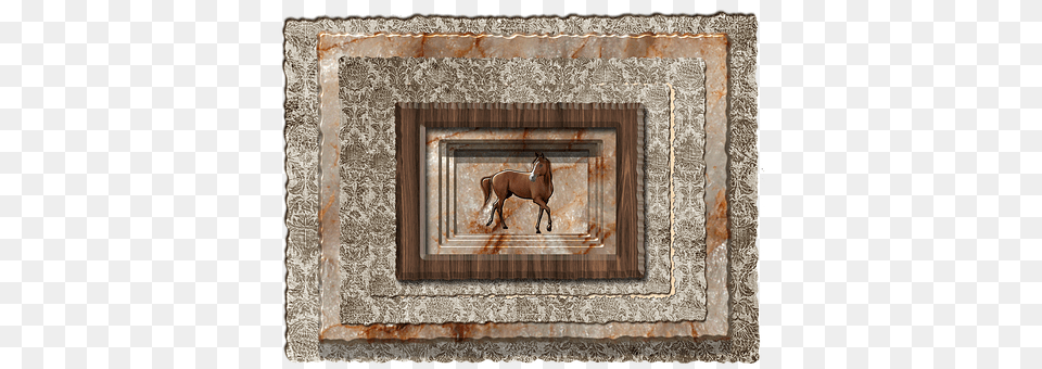 Frame Fireplace, Indoors, Animal, Horse Free Transparent Png