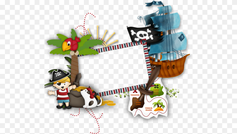 Frame And Border Frame Borders Frames, Baby, Person, Pirate, Face Free Png Download