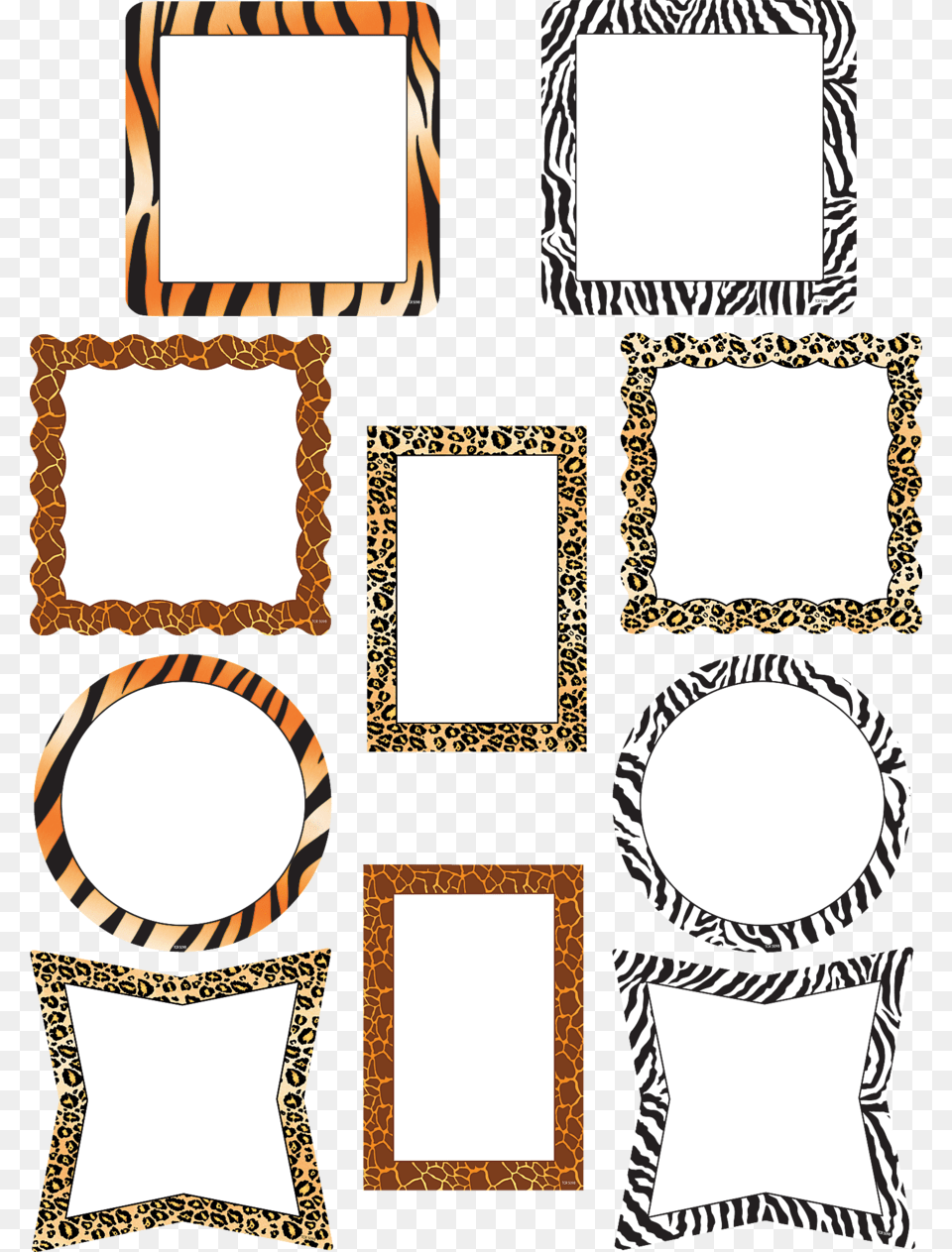 Frame Animal Prints Accents, Mirror, Home Decor Free Png