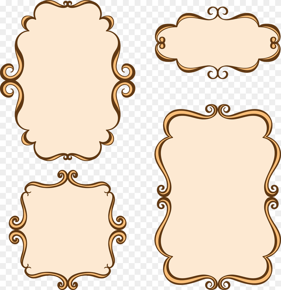 Frame Arabesco, Text Free Png