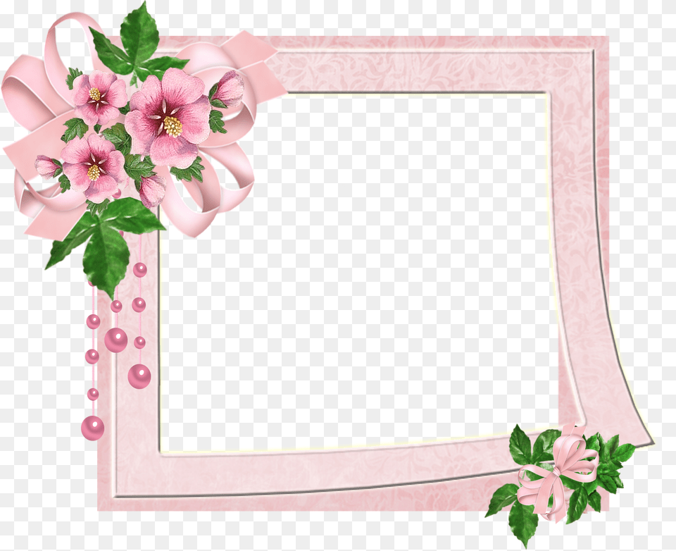 Frame Border Design Pink Png Image