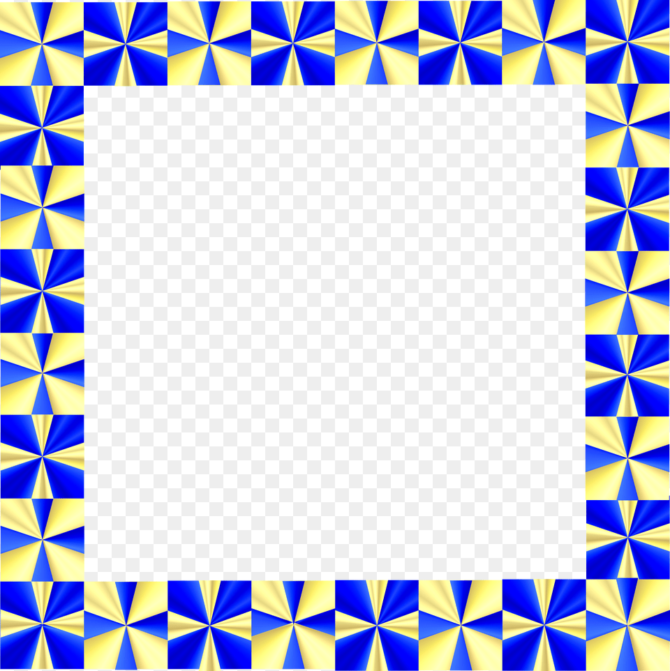 Frame Border Gold Blue Shiny Print, Pattern, Aluminium, Blackboard Png Image