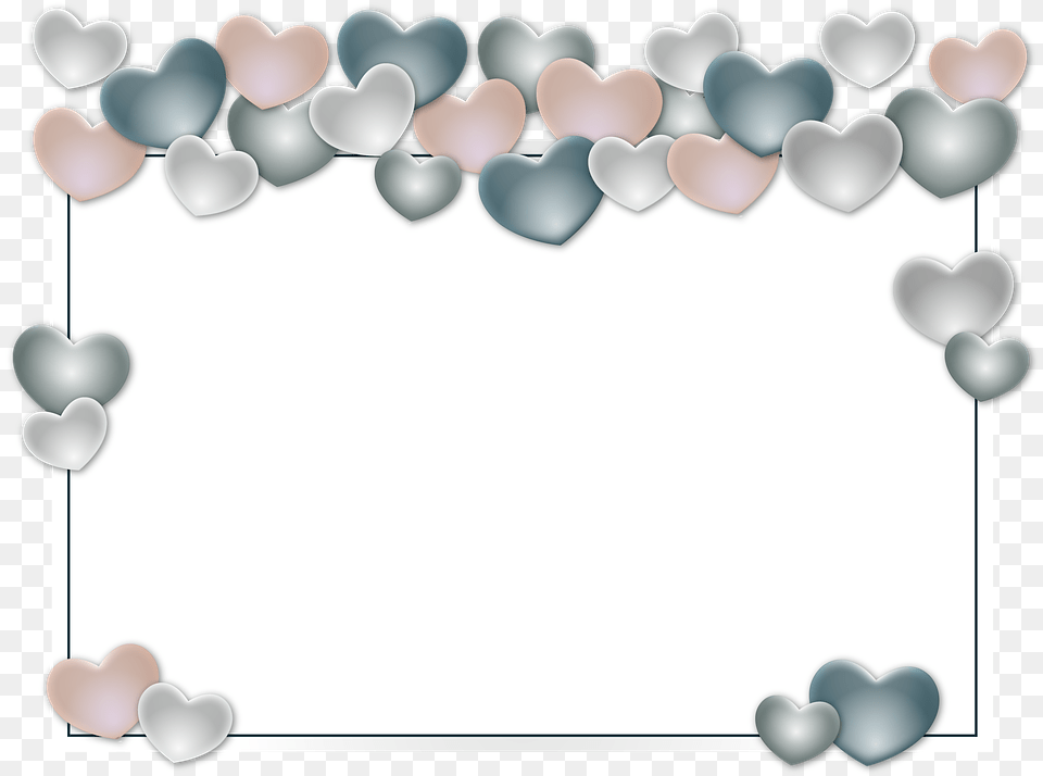 Frame Border Holder Balloons Anniversary Heart Heart, Balloon Png Image