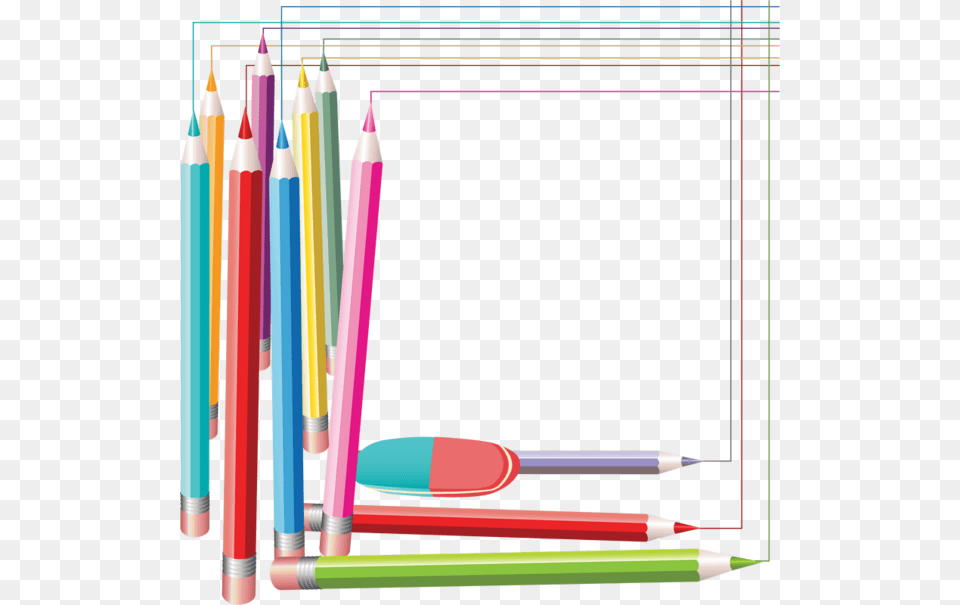 Frame Border Pencil Free Transparent Png