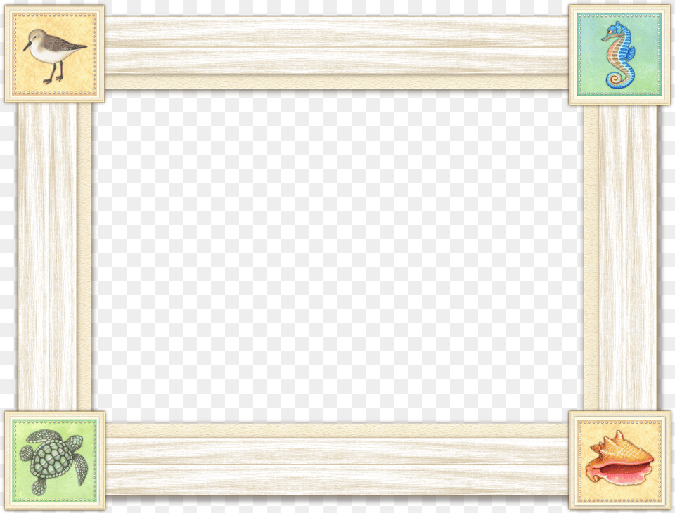 Frame By Dan Morris Picture Frame, Animal, Bird, Wood, Blackboard Free Transparent Png