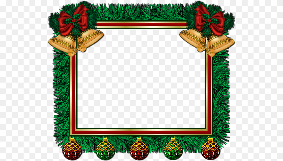 Frame Christmas Clipart Image Porta Retrato Natal Png