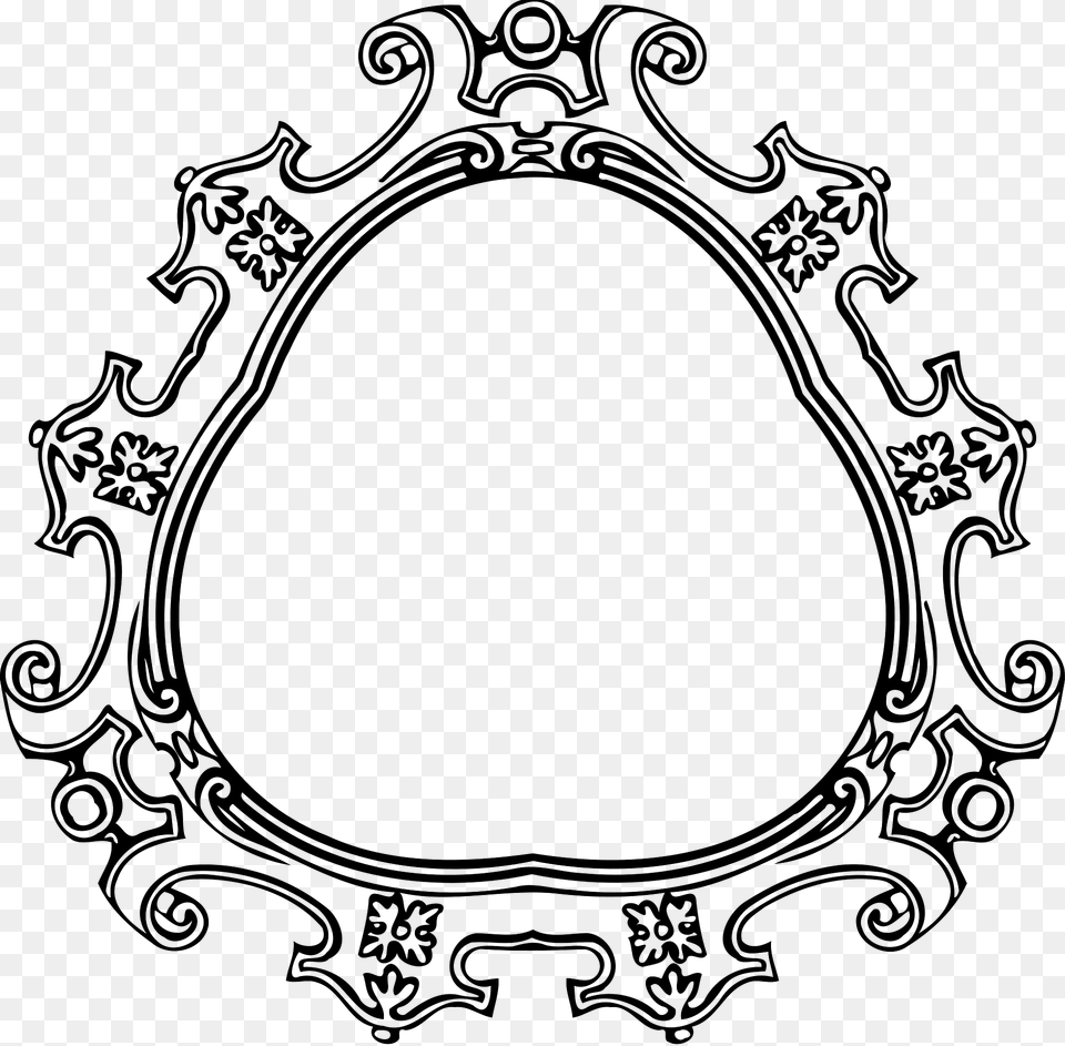 Frame Clipart, Oval Png Image
