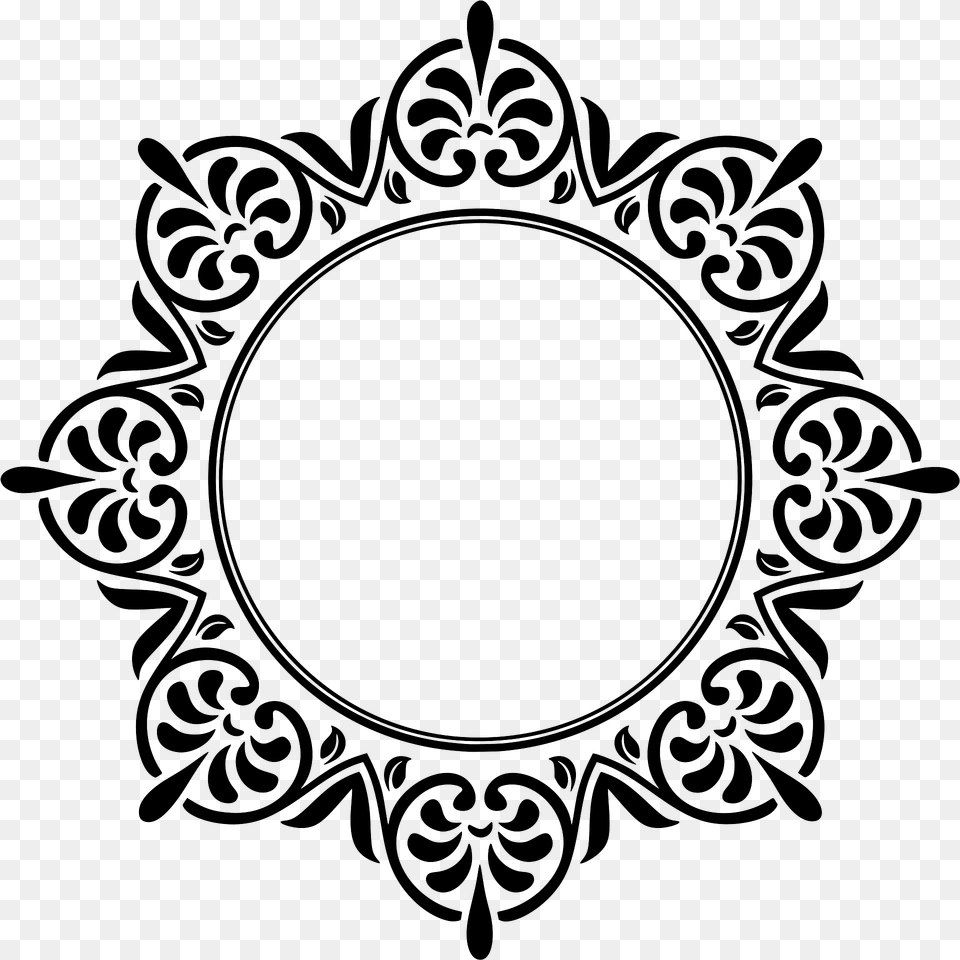 Frame Clipart, Oval, Pattern Free Png