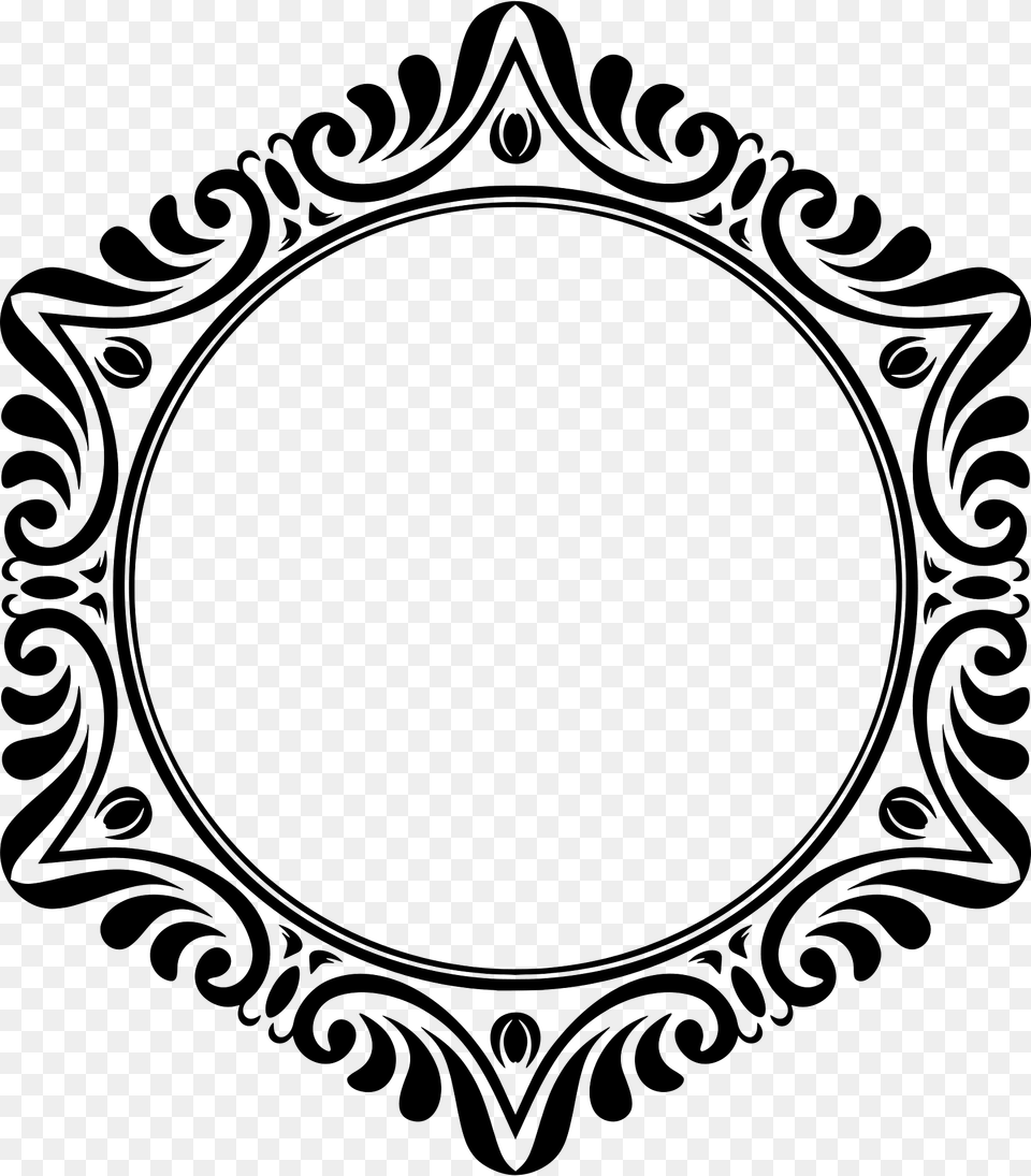 Frame Clipart, Oval Png