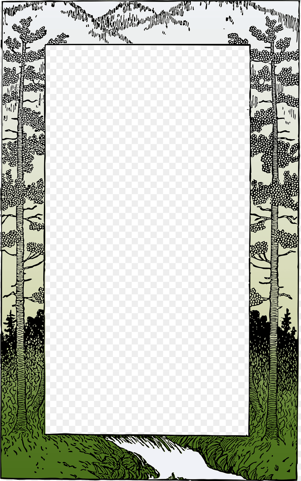 Frame Clipart, Vegetation, Tree, Plant, Woodland Free Png Download