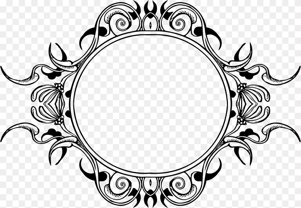 Frame Clipart, Oval Free Png