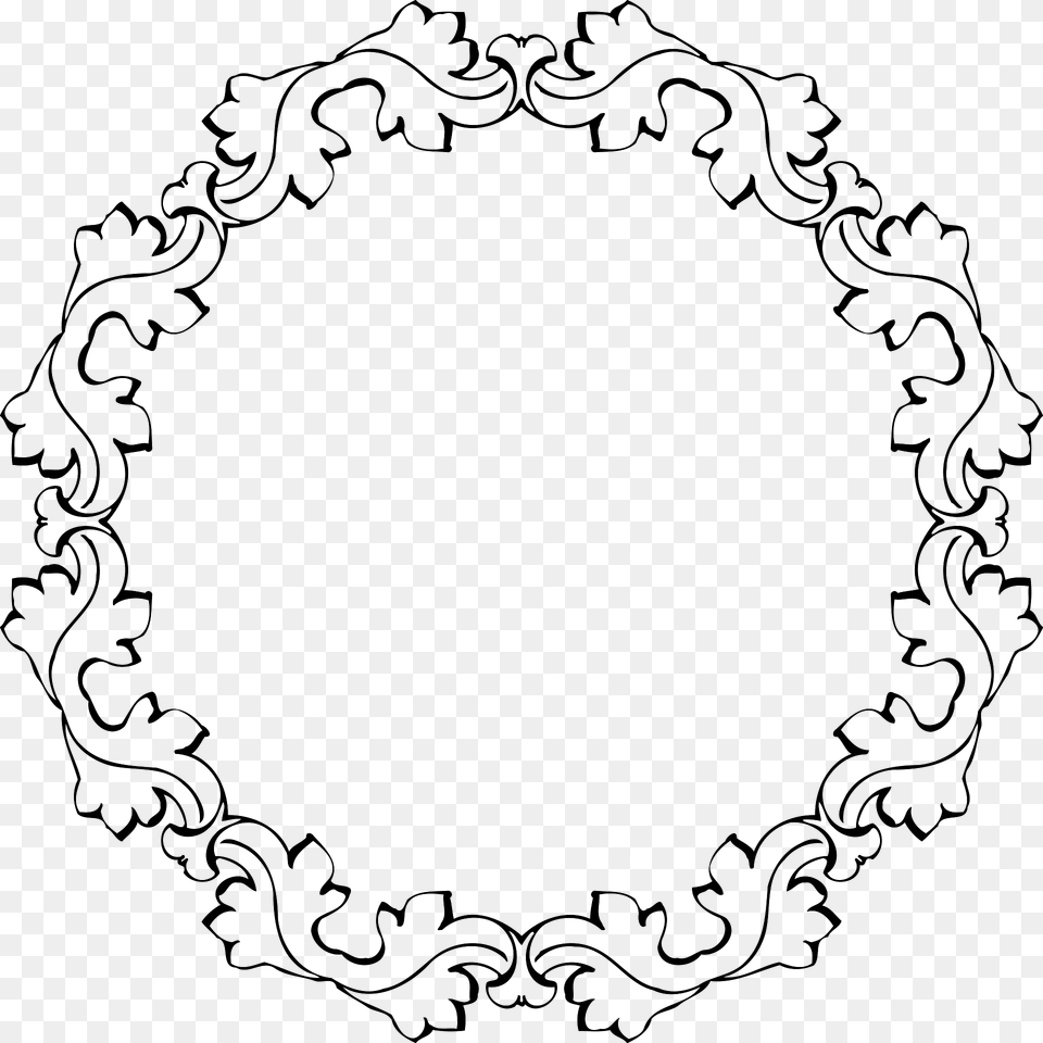 Frame Clipart, Oval, Pattern, Home Decor Free Png