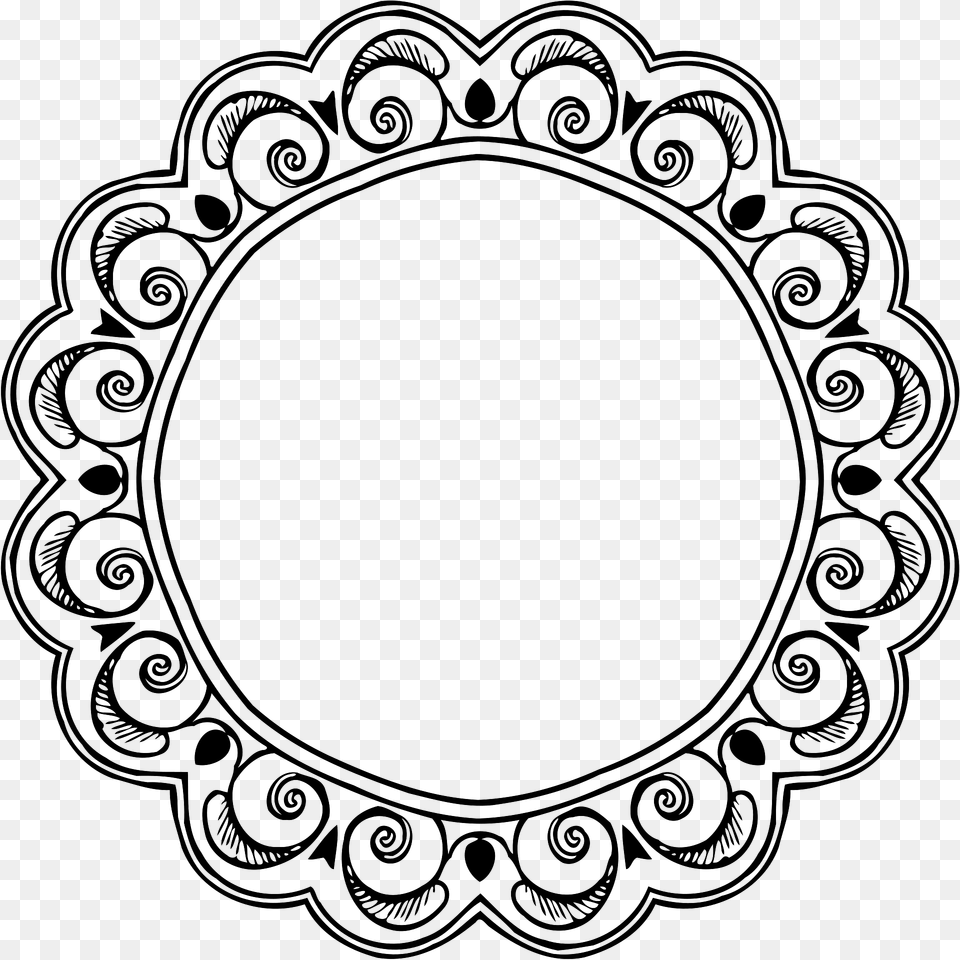 Frame Clipart, Oval, Pattern, Home Decor Free Png Download