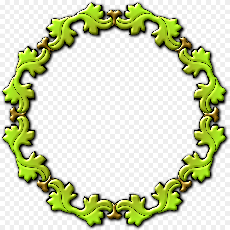 Frame Clipart, Accessories, Green, Bracelet, Jewelry Png Image