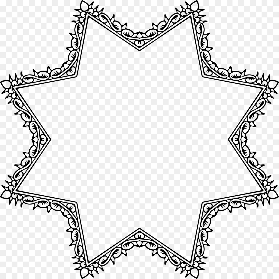 Frame Clipart, Symbol, Pattern, Cross, Star Symbol Free Png Download