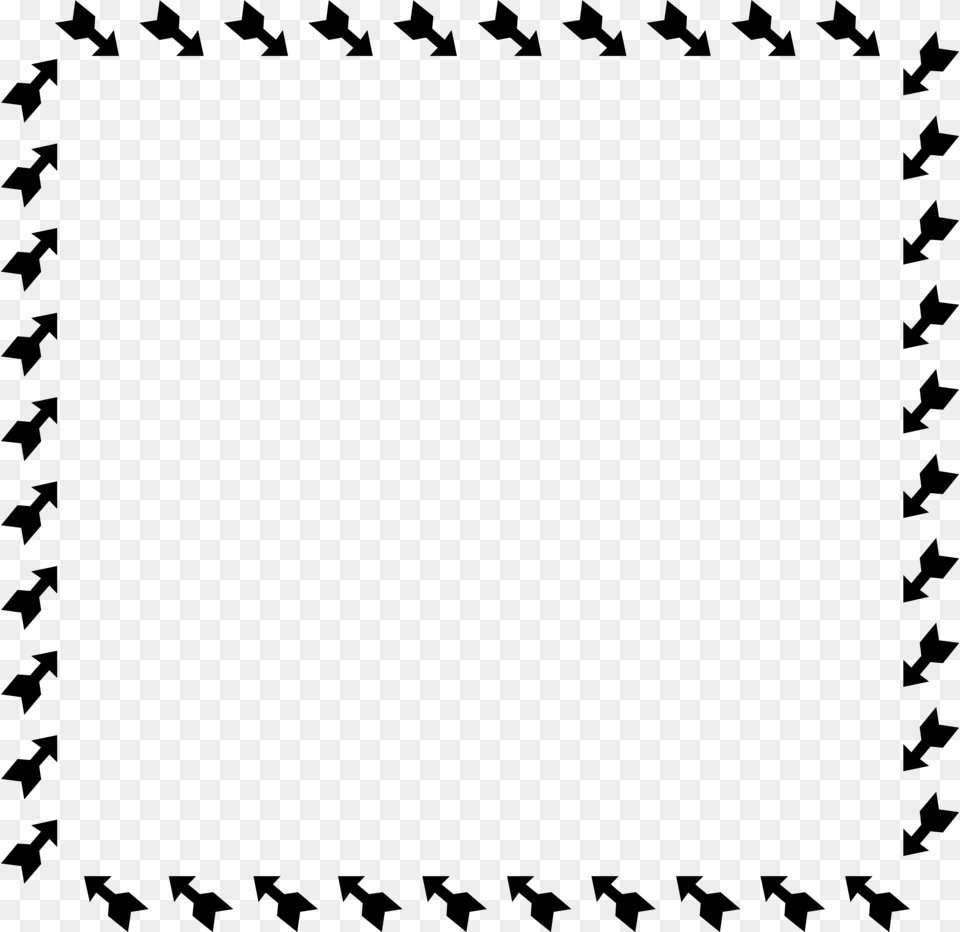 Frame Clipart Arrow, Gray Free Transparent Png