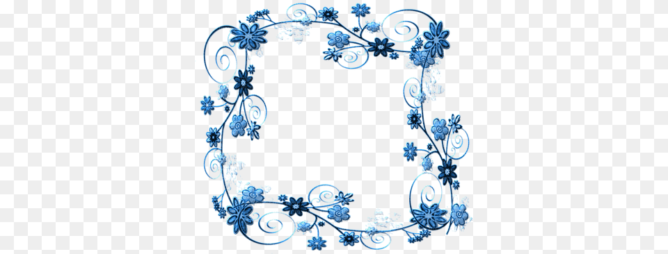 Frame Clipart Blue Flower, Accessories, Chandelier, Lamp, Jewelry Png