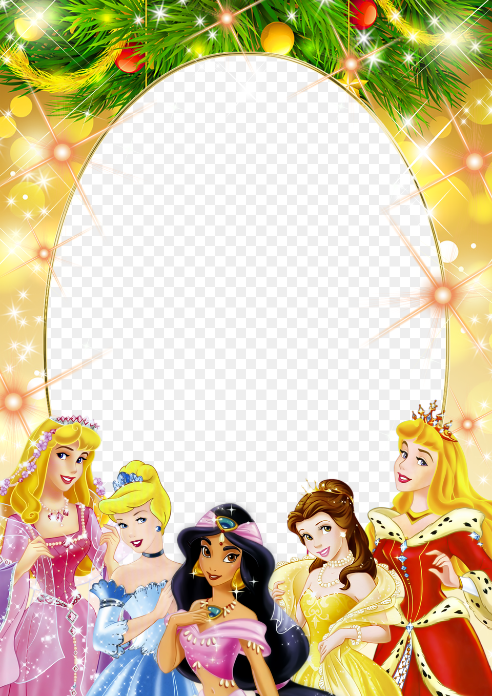 Frame Clipart Disney Princess Princess Birthday Frame Free Png