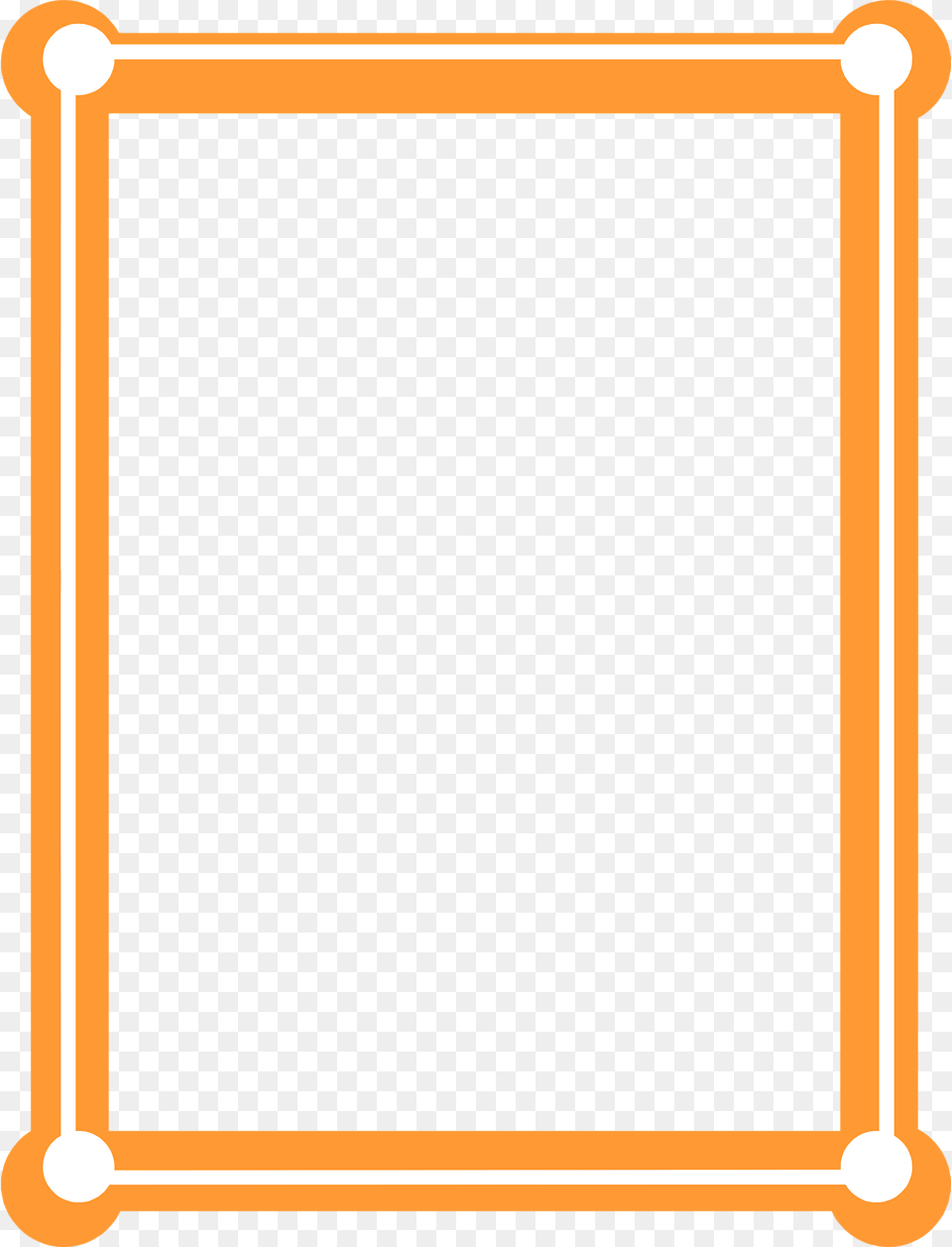 Frame Clipart Orange, Blackboard Png